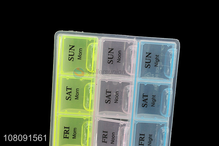 China wholesale plastic weekly portable travel pill case