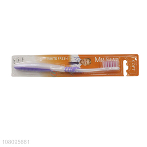 New products durable men women toothbrush with non-slip handle