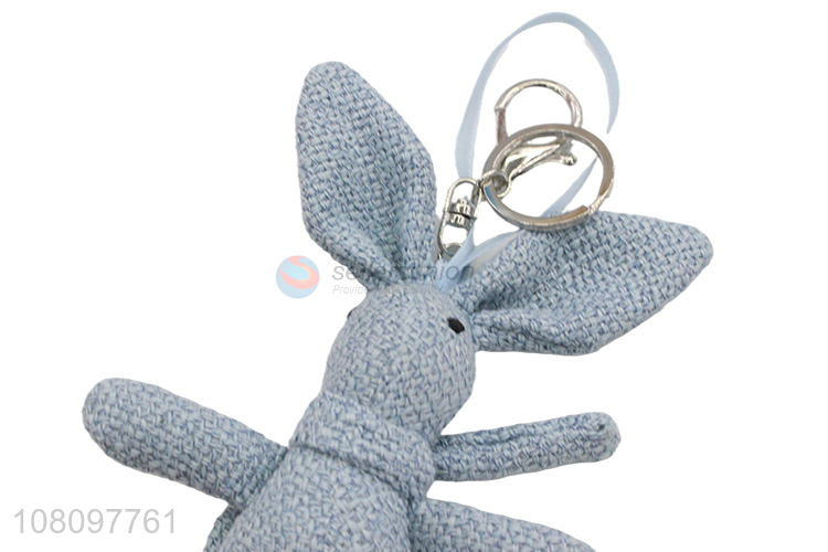 China wholesale blue cartoon rabbit cute joint doll pendant