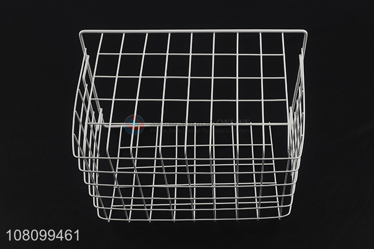 Wholesale iron wire desktop storage basket sundries storage container