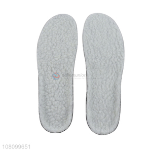 China supplier thermal imitated lamb wool insoles for winter