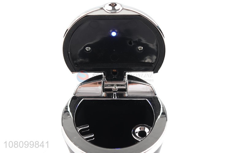 Hot selling smokeless detachable car ashtray with led light