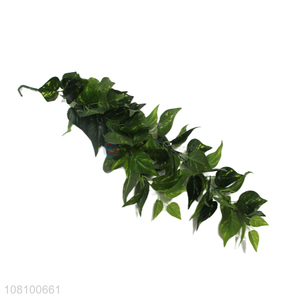 Yiwu market plastic long strips simulation rattan plants
