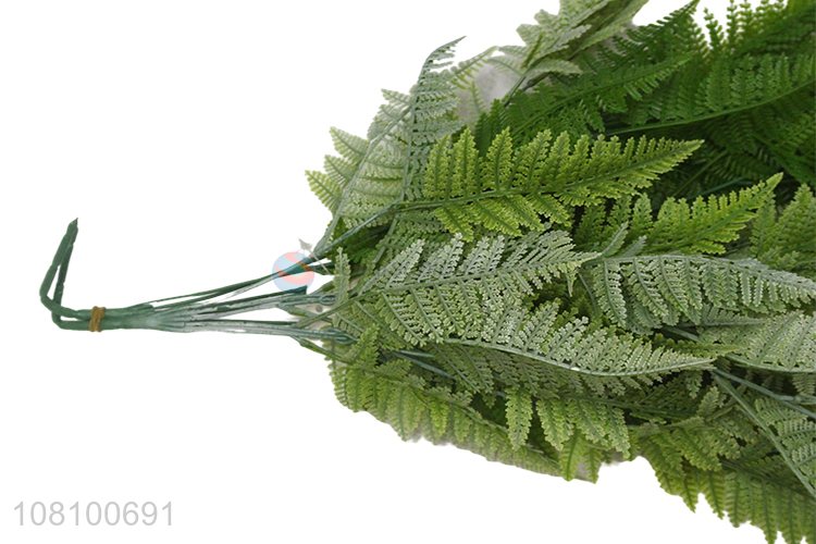 Hot items green leaves artificial rattan plants wholesale