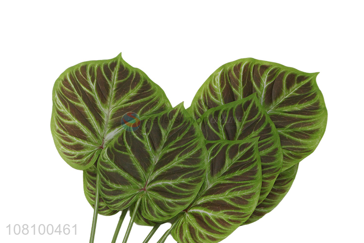 Factory wholesale green leaves simulation plants for decoration