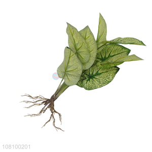 Factory direct sale green leaves artificial plants for decoration