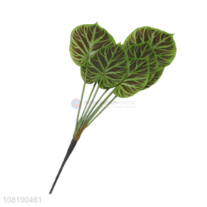 Factory wholesale green leaves simulation plants for decoration