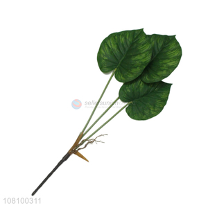 Hot selling green leaves simulation plants wholesale