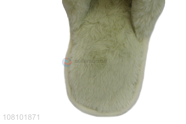 China wholesale winter indoor outdoor fuzzy women slippers