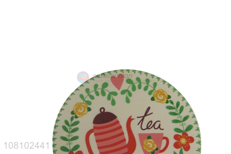 Good sale creative printed coaster home kitchen heat pad