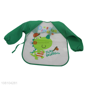 High Quality Waterproof Baby Bib Long Sleeve Baby Apron