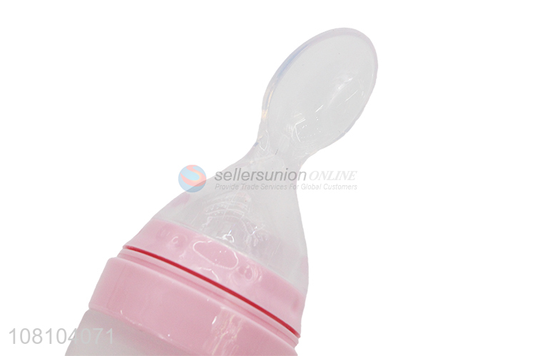 Best Sale Food Supplement Rice Cereal Feeding Bottle With Spoon