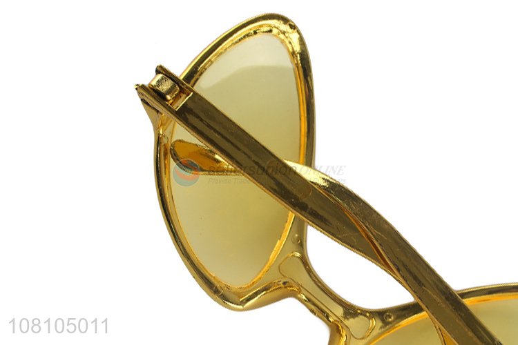 Latest imports gold party glasses sunglasses personalized glasses