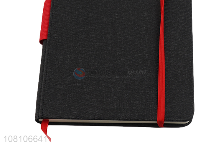 Good quality black simple business notebook for sale