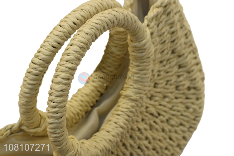 New Style Paper Rope Woven Single Shoulder Bag Ladies Bags