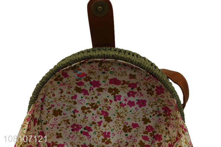 High Quality Handmade Round Straw Bag Shoulder Bags