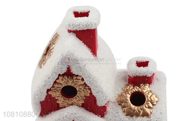 Online wholesale christmas party decoration ceramic LED ornaments