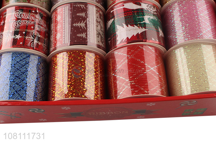 Best Quality Christmas Ribbon Fashion Decorative Polyester Ribbon