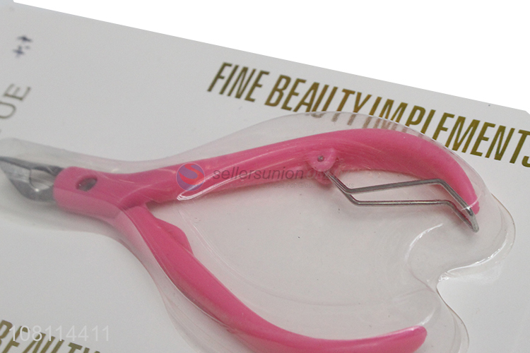 China wholesale plastic nail beauty tools cuticle nipper