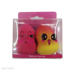 Hot selling 2pieces washable makeup sponge for beauty tools