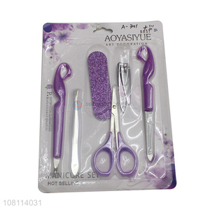 Good selling daily use nail care manicure set wholesale