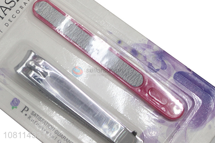 Latest products portable nail clipper with nail file