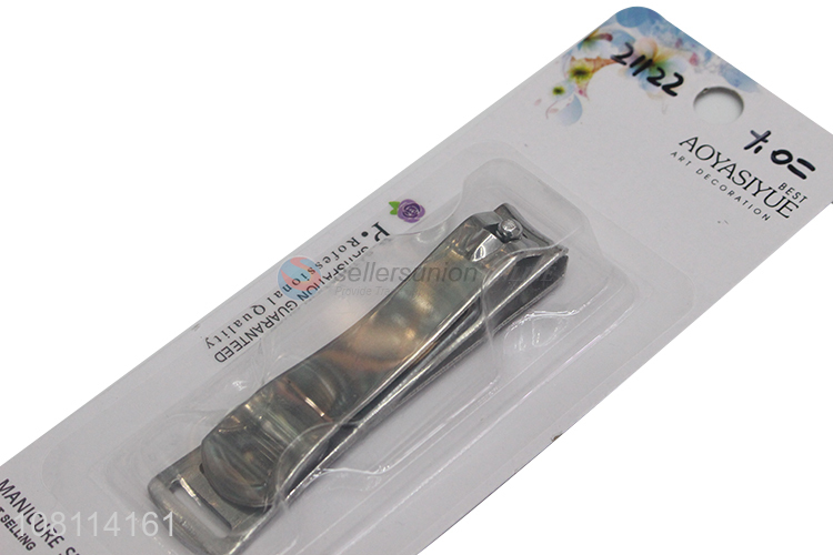 Hot selling silver portable nail clipper for personal care