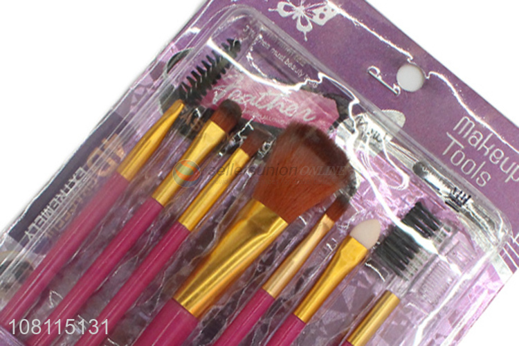 Best selling fashionable 7pieces makeup tools makeup brush
