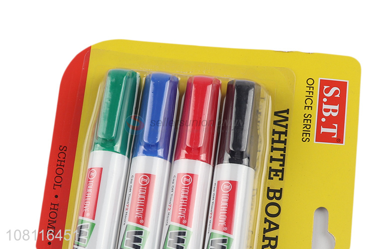 high quality 4 pieces white board marker marking pen