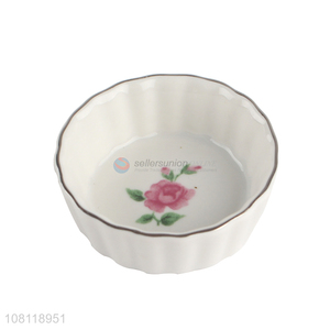 Hot selling delicate household ceramic bowl for tableware