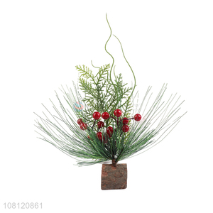 Yiwu wholesale simple artificial plant festival decoration
