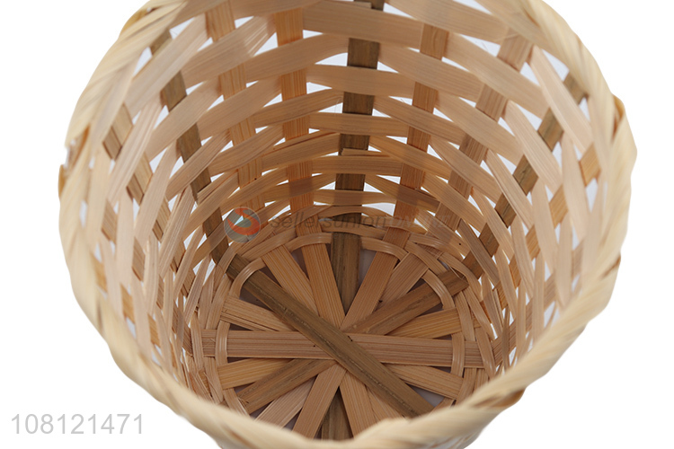 Good quality simple handmade woven gardening flower basket