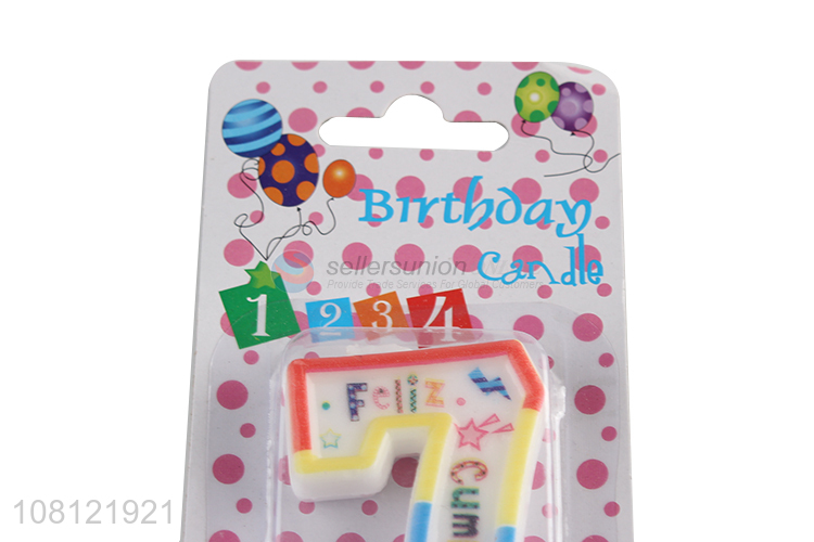 High quality creative birthday cake candle digital candle