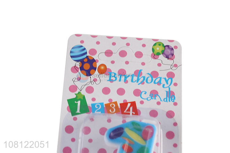 China sourcing birthday cake decoration number candle