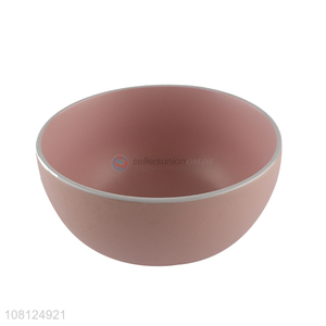 Hot selling modern ceramic salad bowl for family use