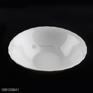 Factory price large ceramic bowls porcelain soup bowl