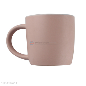 Hot sale frosted ceramic coffee mug tea cup with handle