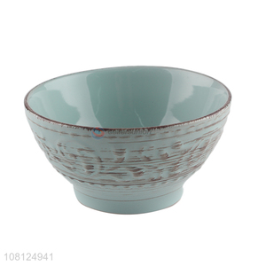 Hot sale ceramic rice bowl household ceramic dinnerware
