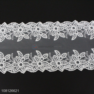 Hot selling embroidery lace trim lace fabric for decoration