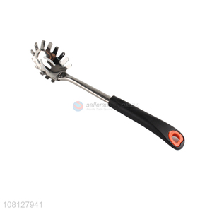 Yiwu market long handle stainless steel spaghetti spatula