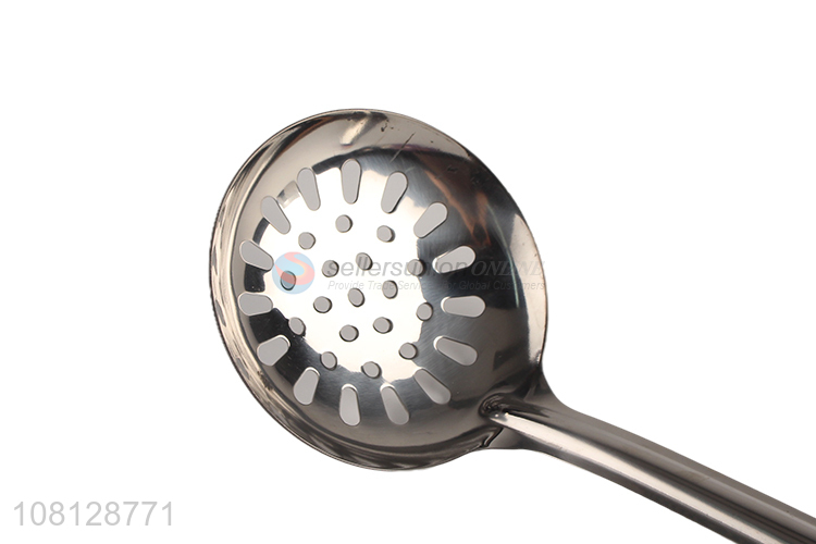 Good wholesale price stainless steel long handle kitchen colander