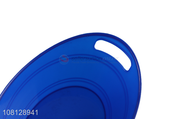 Low price small solid color plastic ice bucket storage bucket