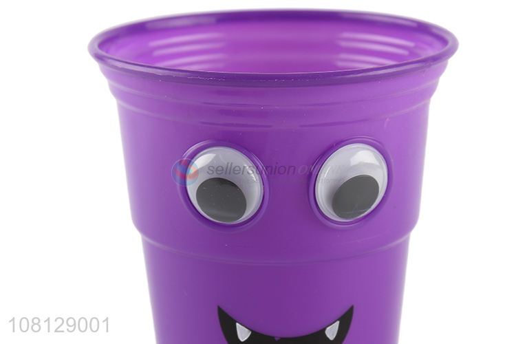 Good quality novelty cartoon plastic water cup Halloween props