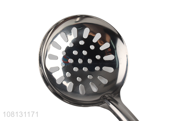 Wholesale Cooking Utensil Stainless Steel Slotted Ladle