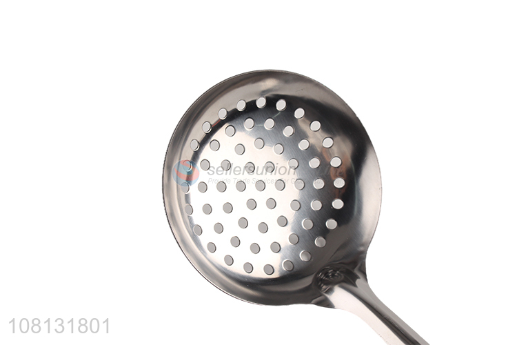 Wholesale Stainless Steel Slotted Ladle Cooking Strainer