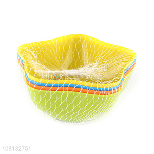 Most popular star shape plastic fruit bowl for household