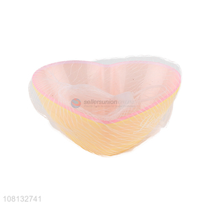 Best selling heart shape plastic bowl food storage bowl