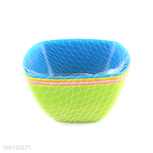 Hot selling durable plastic household tableware bowl rice bowl