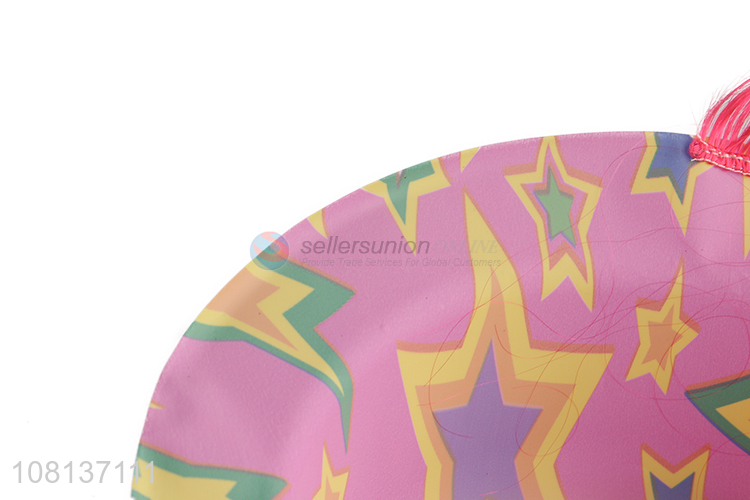 Yiwu market costume accessories dress up party hat with wigs
