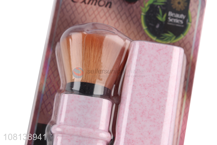 Hot selling pink telescopic makeup brush ladies makeup tools